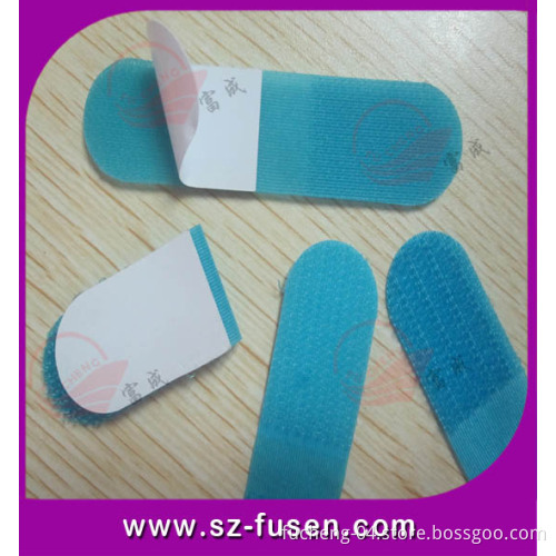 Custom Die Cut Half Self-Adhesive Velcro for Fixing